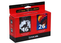 Lexmark Combo Pack #16, #26 (80D2126BL)
